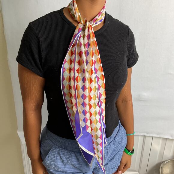 Evan Picone womens scarf accessory purse twilly coquette core hair bow - Picture 4 of 6